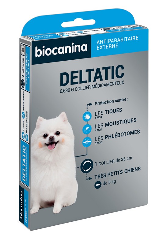 Biocanina Deltatic Collier Très Petits Chiens - de 5kg
